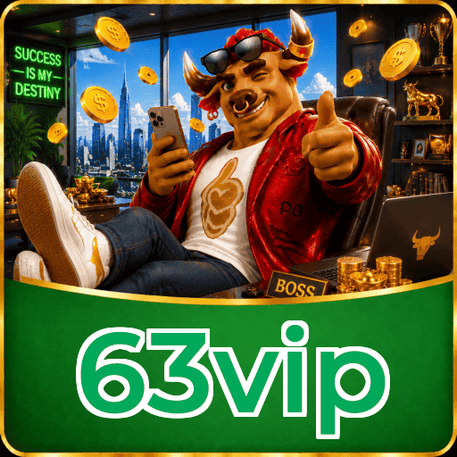 63vip Logo - Bônus de Cadastro